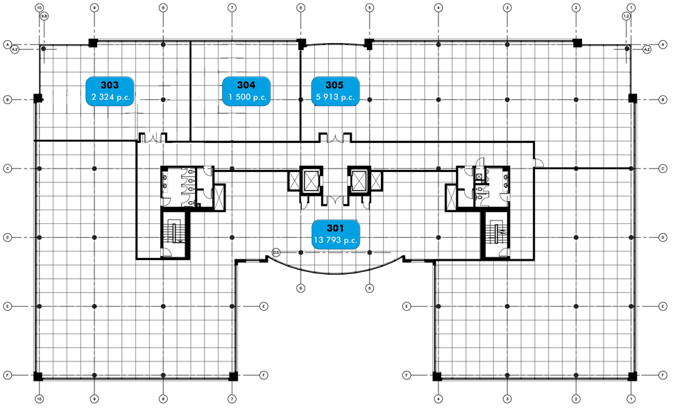 plan du 3ieme etage